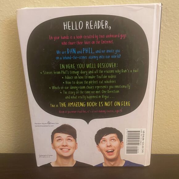 SALE!! The Amazing Book is Not on Fire book hardcover YouTube 2015 - Picture 2 of 6